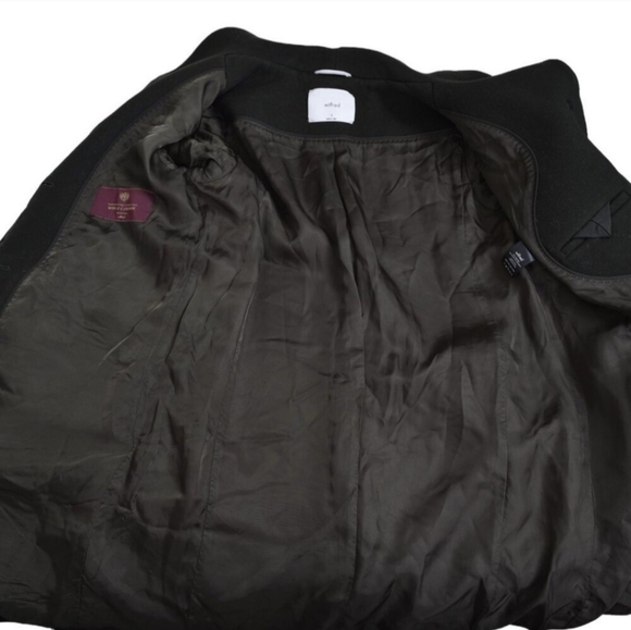 Aritzia Wilfred Cocoon Coat Jacket Wool Cashmere Green Size Small - Picture 9 of 14